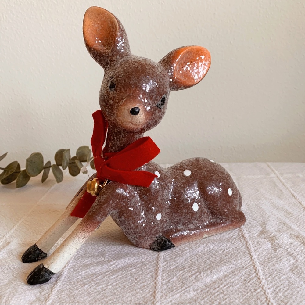 Vintage Reproduction Christmas Deer